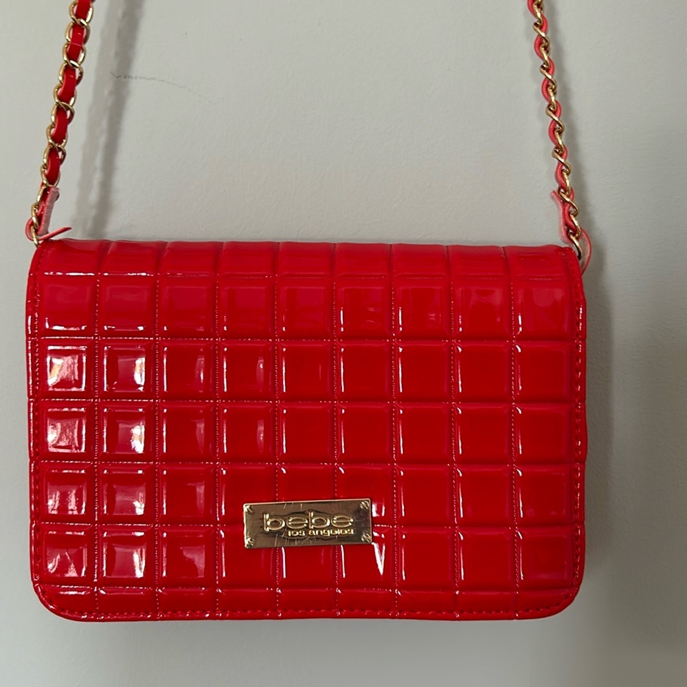 Red bebe mini purse
